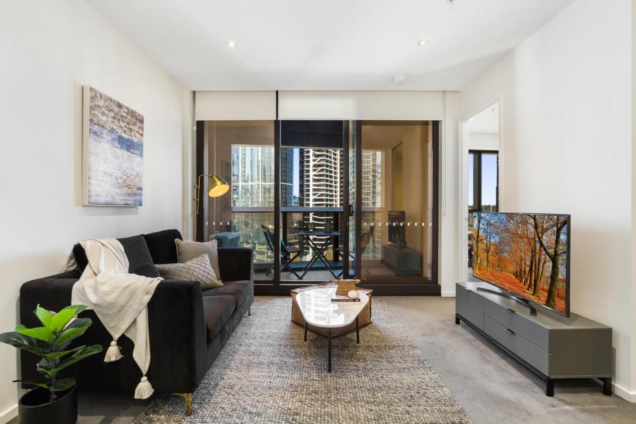 Stylish 2-Bed Apartment Near Southbank Restaurants Melbourne City Exterior foto