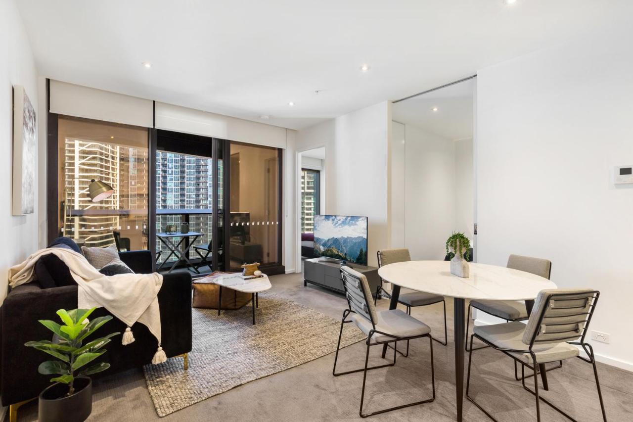 Stylish 2-Bed Apartment Near Southbank Restaurants Melbourne City Exterior foto